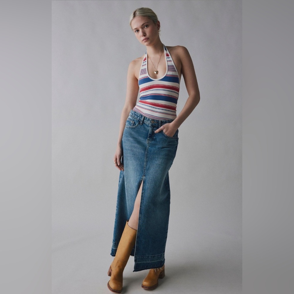 BDG Joanna Ribbed Knit Halter Top - Picture 3 of 4